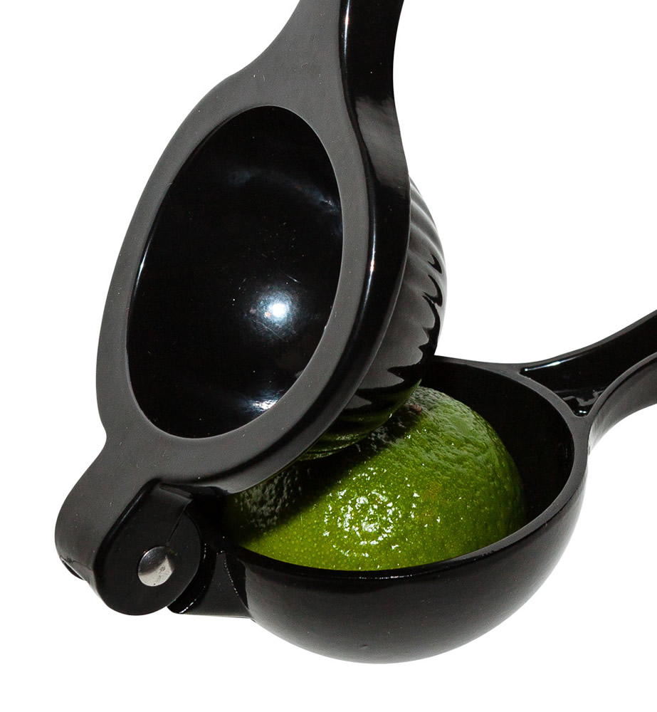BarBits Mexican Elbow Spremiagrumi Manuale In Alluminio Verniciato Giallo Per Lime E Limoni - Resistente E Professionale